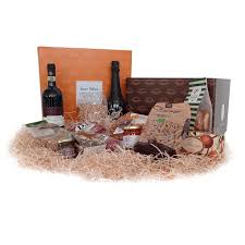 gift basket with food all in made