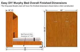 King Size Easy Diy Murphy Bed Hardware