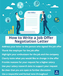 job offer negotiation letter
