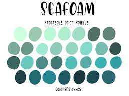 Seafoam Procreate Color Palette