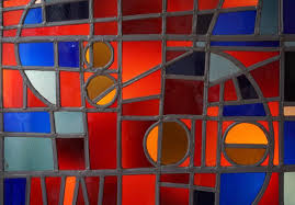 large stained glass window panel at 1stdibs