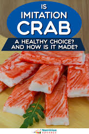 is imitation crab meat a healthy choice