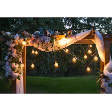 Outdoor Garden String Lights 25ft G40 Oxyled Garden Patio