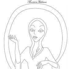 She always loves to be with mr addams and has a soft and droopy voice. The Addams Family Character Morticia Addams