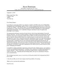 Executive Cover Letter Samples Director Letter Of