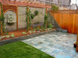 Brick Wall Garden Designs Decorating
