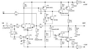 Some circuits would be illegal to operate in most countries and others are dangerous to construct and should not be attempted by the inexperienced. 100 Watt High Quality Power Amplifier Amplifier Circuit Design
