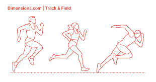 track field dimensions drawings
