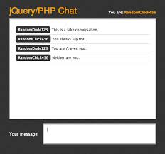 building a jquery php powered room
