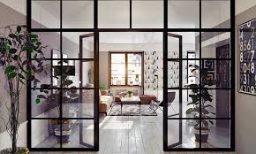Beautiful Glass Partition For Living