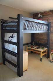 The design includes two twin bunk beds and a ladder. Pdf Plans Full Size Low Loft Bed Plans Download Wooden Sailboat Plans Build A Loft Bed Diy Loft Bed Loft Bed Plans