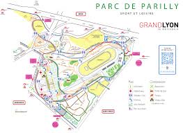Plan du parc de Parilly