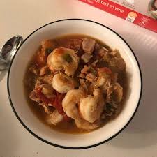 slow cooker en gumbo with shrimp