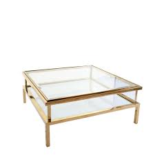 Auric Coffee Table In Clear Glass