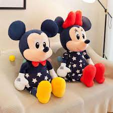 TD 35 cm Chuột Mickey Minnie Búp Bê Sang Trọng Động Vật Nhồi Bông Đồ Chơi  Sinh Nhật Món Quà Giáng Sinh cho Trẻ Em