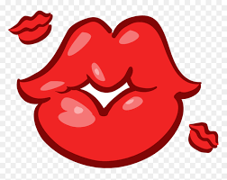 cartoon lips ing kiss hd png