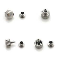 Details About For Seiko Screw Down Locking Watch Crown Tube Small Large Silver Spare Part