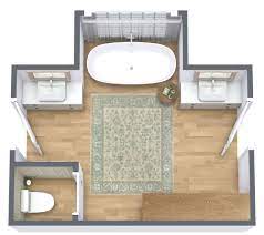 traditional jack and jill bathroom design
