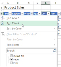 create excel tables and fix excel table