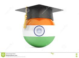 Education In India Concept, 3D Rendering Stock Illustration - Illustration  of knowledge, graduation: 78426614