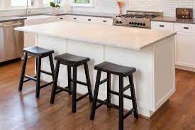 how to secure a kitchen island to the floor