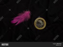 Condom feather