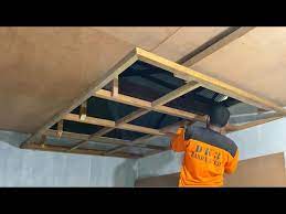 how to install a 1 8 plywood ceiling