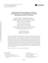 Pdf Performance Investigation Of Adsorption Compression
