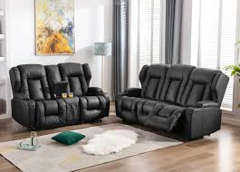 2 3 5 seater recliner faux leather sofa