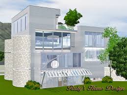 sims3 futuristic home 未來感居家 ruby