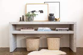 Easily Cover An Ikea Console Table With