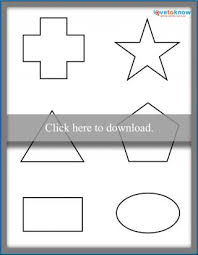 Free Printable Shapes For Toddlers Lovetoknow