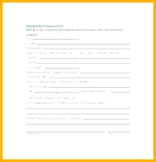 Church Membership Application Form Template Free Download