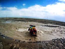 your bike during a river crossing
