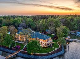 lhm charlotte lakefront estate with