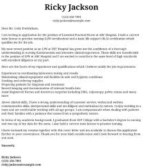 Lpn Cover Letter Examples Samples Templates Resume Com