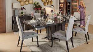 Our dining room furniture sets add a touch of elegance to your home and make you feel like you're fine dining every night. Pesaro Extending Dining Table Sterling Furniture