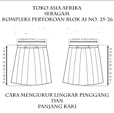 Gunakan meteran yang biasa digunakan untuk membuat baju. Rok Panjang Rempel Seragam Anak Ukuran L3 Sekolah Smp Perempuan Bekasi Lazada Indonesia