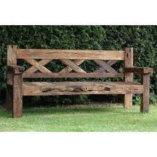 Outdoor rustic table and bench seating Reclaimed Teak Rustic Bench Rustic Garden Furniture Rustic Outdoor Benches Wood Bench Outdoor