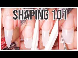 how to shape and file your nails almond