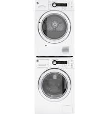 For example, laundry might be allocated to a narrow closet, making your only option a stackable washer and dryer set. Ge 2 2 Cu Ft Front Load Washer Wcvh4800kww Ge Appliances
