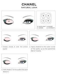 Chanel Eye Makeup Chart How To Wear Chanel Les 4 Ombres Eye