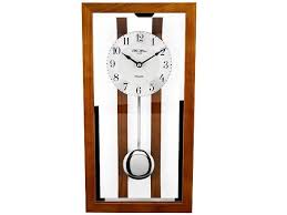 Glass Pendulum Wall Clock C7177