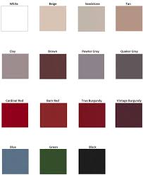 The New 2015 Steel Color Chart Metal Carports Steel