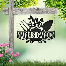 Custom Garden Tools Sign Outdoor Garden