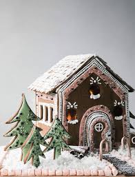 Press the dough hard into the greased mold, then bake as recommended. Cozy Gingerbread House How To Make A Gingebread House