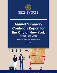 annual summary contracts report for the