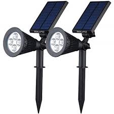 outdoor solar led spotlights