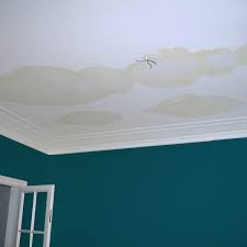 over water stains on walls and ceilings