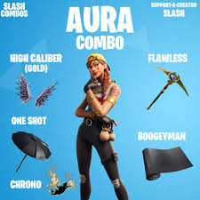In this video i showcase the best combos for the new style of the aura skin! Slashextras Instagram Post Photo Aura Combo What Do You Guys Think Of This Combo If You Would Like To Support Me In The Item Shop Use Code Slash